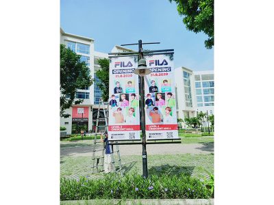 Ho Chi Minh City has long synchronized signboards